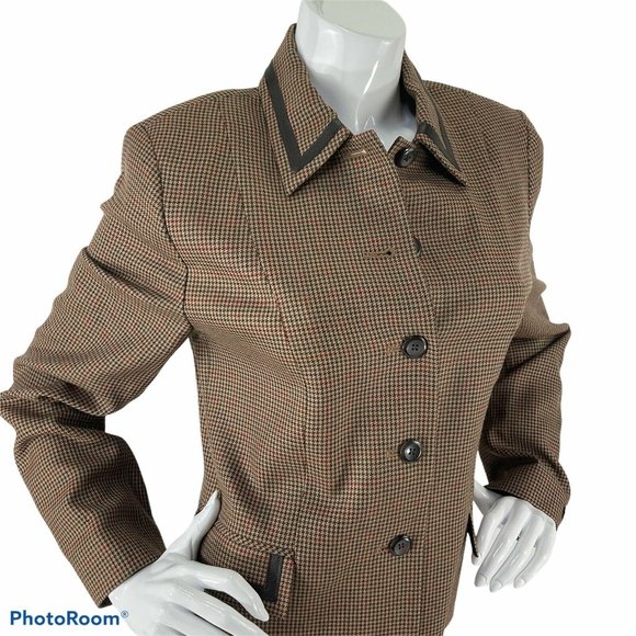 Pendleton Blazer Jacket plaid 100% Virgin Wool - Picture 2 of 10